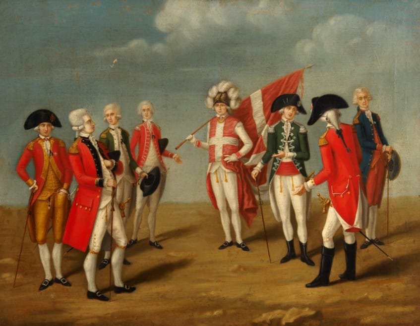 Dignitaries of the Order of St John, after Favray, late 18th century