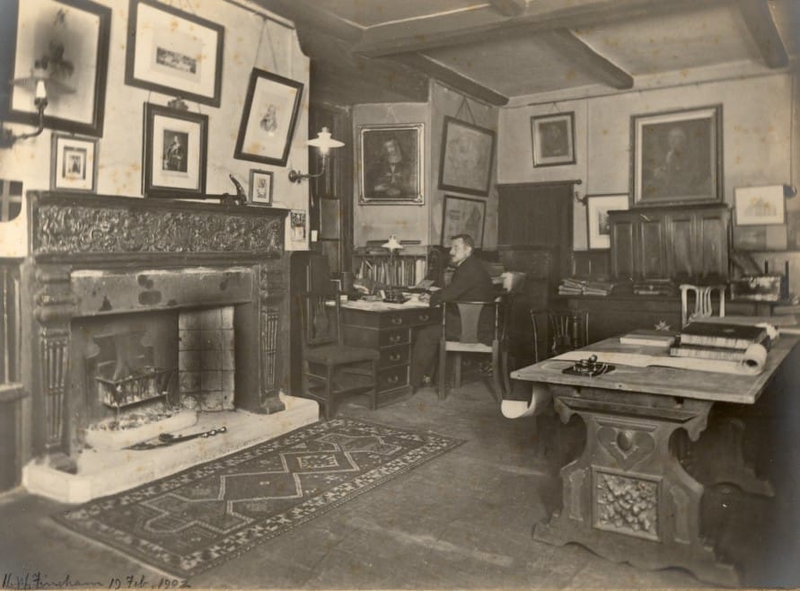 The Old Chancery in 1902, before the Chapter Hall extension
