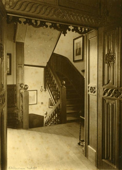 The East Tower staircase, 1911