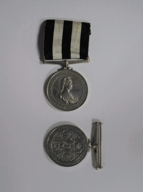 A Service Medal, obverse and reverse