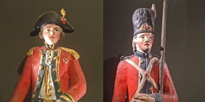 Model soldiers of the kind made and sold in Malta in the 1800s