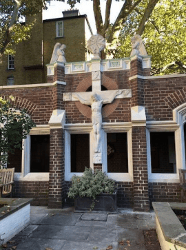 The Crucifixion Statue after conservation.