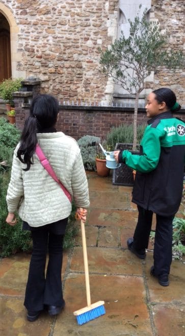 Cadet fun in the Garden @MOSJ